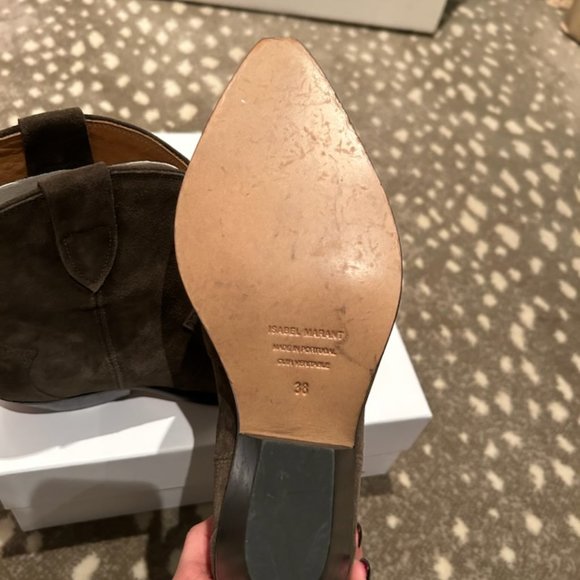 Isabel Marant Pointed-Toe Ankle Boots - Picture 3 of 4